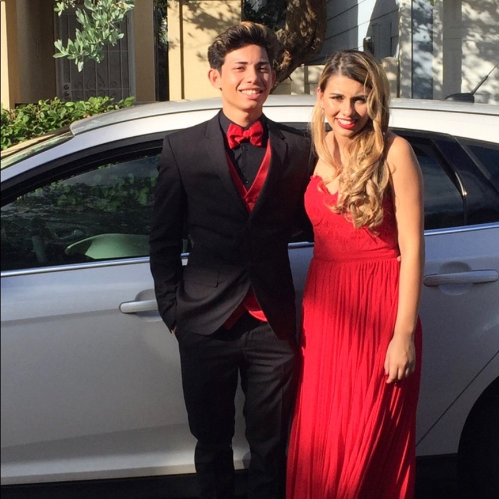 Red Prom Dress - Picture 3 of 8